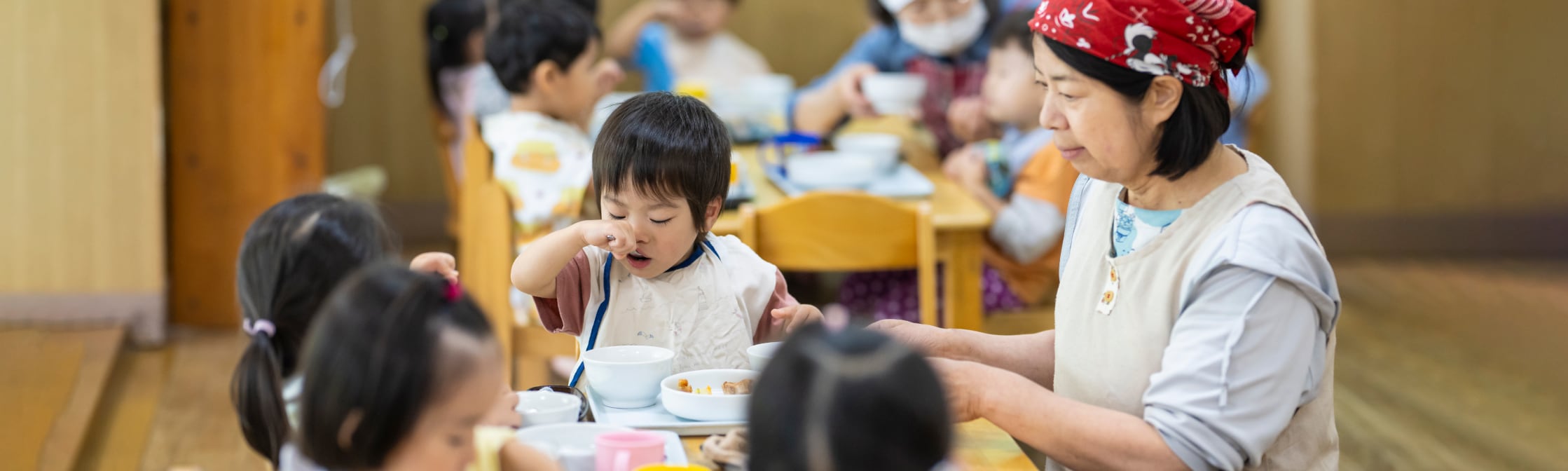 ごはんが美味しい保育園